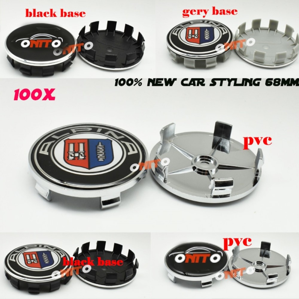 100pcs 68mm 2.68inch PVC 5pins /10Clips abs Car Wheel Hub caps label car emblem 6.8cm 2.68 Car Wheel Rim covers for X1 X3 X4 X5