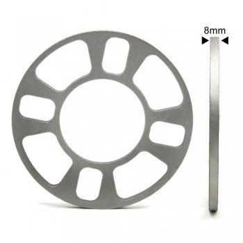 TIROL T12850a Universal Wheel Spacer 4 hole 8mm thick Aluminum Wheel adapter fit 4 lug 4x101.6 4x108 4x112 4x114.3 FREESHIPPING