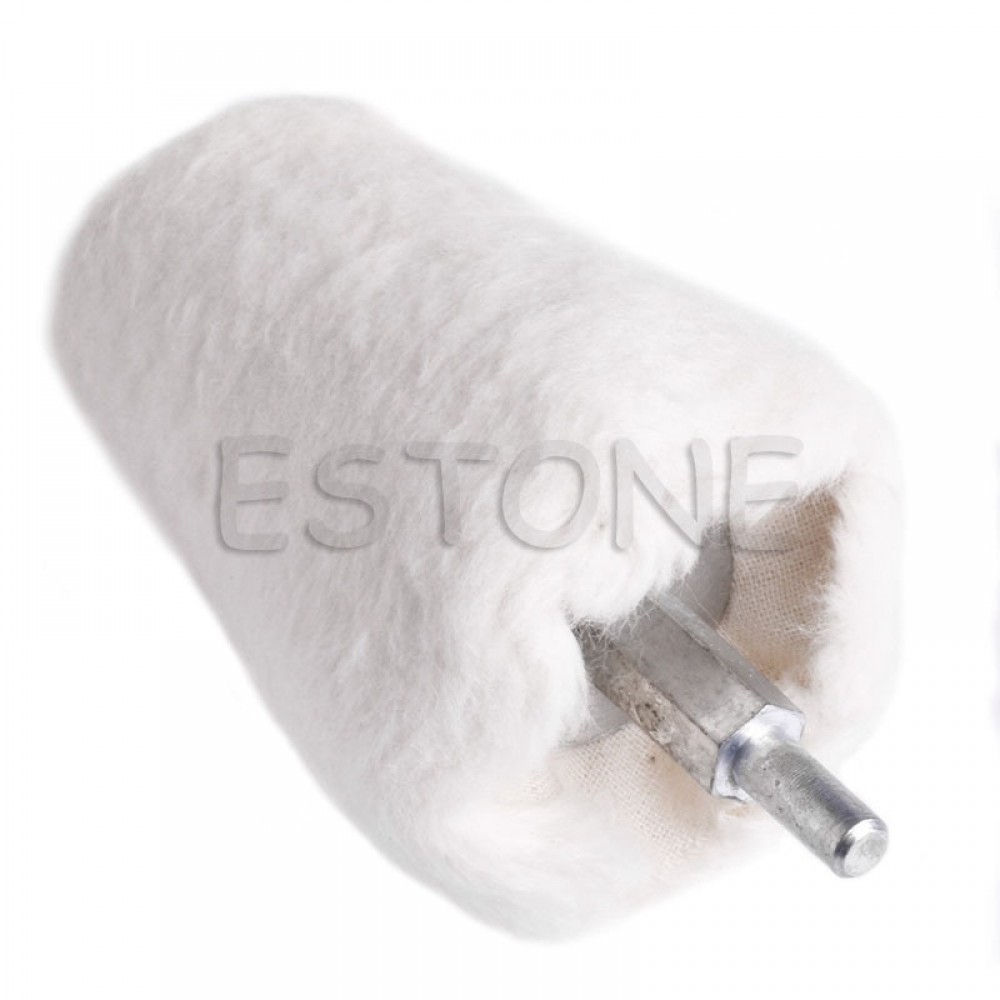 2.2 Cone Rotary Tapered Weave Cotton Polishing Buffing Wheel 1/4 Shank Brush