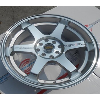 Replica TE37 18 inch  4x100 4x114.3 5x100 5x105 5x108 5x112 5x114.3 5x120 Car Aluminum  Alloy Wheel Rims for Honda Audi VW