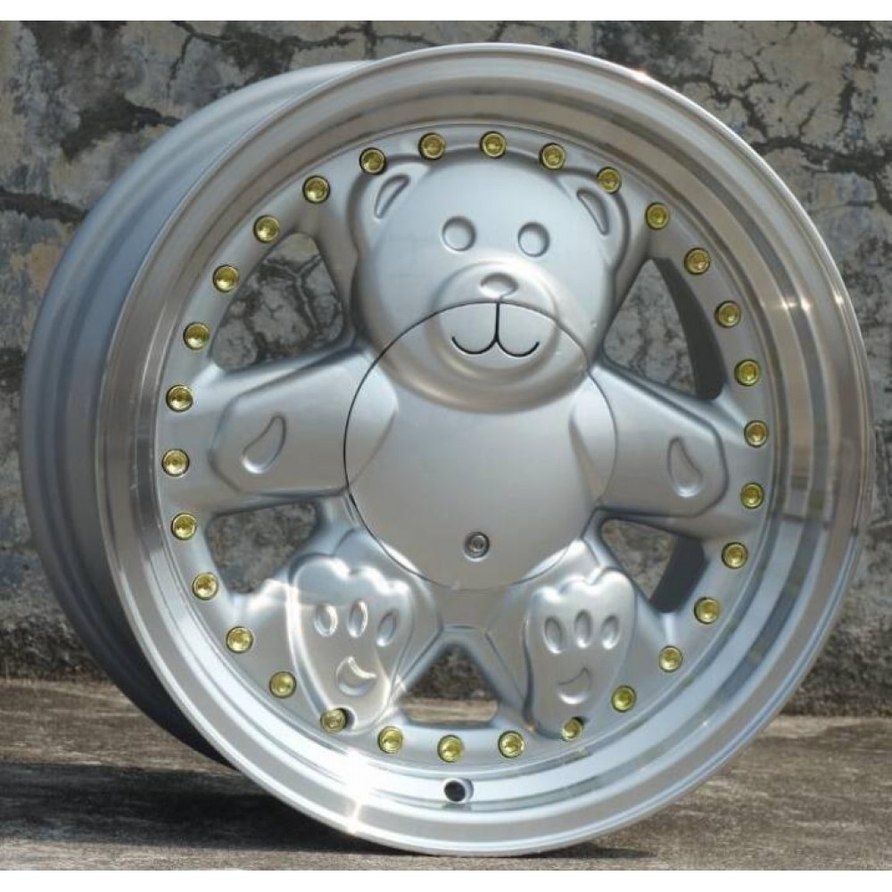 Bear 15 inch  15x8.0   4x100 4x114.3 Car Aluminum Alloy Wheel Rims