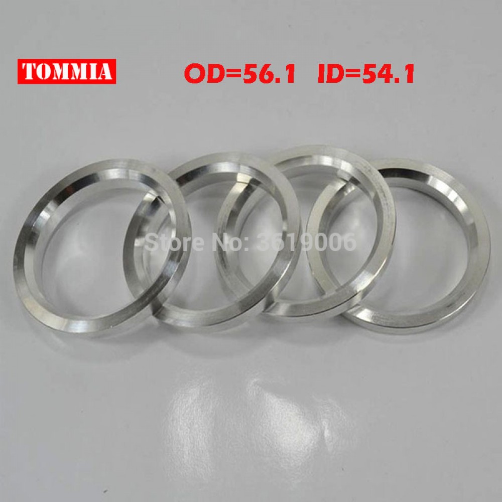 TOMMIA Hub Centric Rings Alloy Wheels Spigot Rings Centre Rings 56.1 OD 54.1 ID