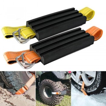 1 pcs Winter Car Tire Anti-Skid Block Vehicle Emergency Car Tire Anti-Skid Block Vehicle Emergency Snow Chain Universal Belt