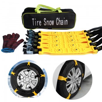 10pcs Universal Snow Chain Snow Widened Tire Anti-skid Chain Beef Tendon Thickening Snow Chain Winter Car Protection Accessories