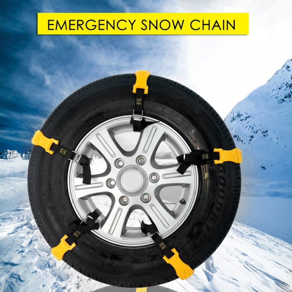 10pcs Auto Safety Car Anti-skid Snow Chain Beef Tendon Thickening Snow Chain In The Winter Universal Car Tire Chain Winter Must