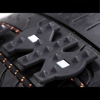 2pcs Black Butterfly Non-slip Chains Snow Chains Driving In Winter Emergency Tire Anti-skid Chain Car Driving Safety Assistance