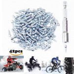 42pcs 12mm Studs Screw Car Tires Studs Snow Spikes Wheel Tyre ATV Anti-Slip Screw Stud Car Motorcycle Tires Winter Goujons a Vis