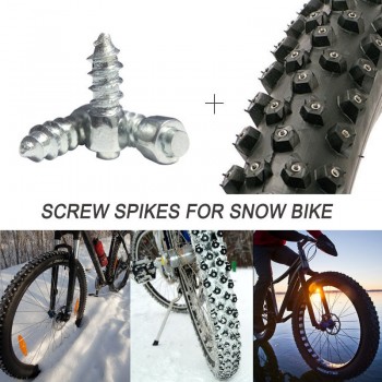 42pcs 12mm Studs Screw Car Tires Studs Snow Spikes Wheel Tyre ATV Anti-Slip Screw Stud Car Motorcycle Tires Winter Goujons a Vis