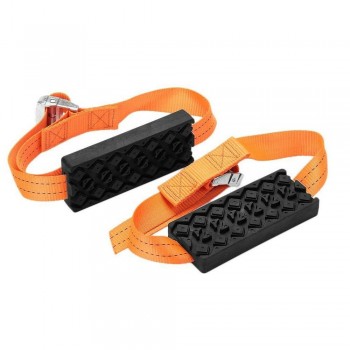 2Pcs Car Tire Anti-Skid Block Vehicle Emergency Snow Chain Universal Anti-Skid