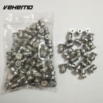 Vehemo 100pcs Aluminum Alloy Wheel Lug Ice Snow Nail Car Tire Stud Spare Winter Anti-Slip Automobile Screw