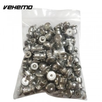 Vehemo 100pcs Aluminum Alloy Wheel Lug Ice Snow Nail Car Tire Stud Spare Winter Anti-Slip Automobile Screw