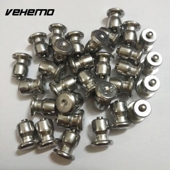 Vehemo 100pcs Aluminum Alloy Wheel Lug Ice Snow Nail Car Tire Stud Spare Winter Anti-Slip Automobile Screw