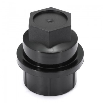 5x 27mm Universal Car Auto Plastic Wheel Lug Nut Covers Caps Black