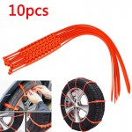 10X 295mm Car Truck Snow Anti-skid Wheel Tire Chains Universal Fit Tyre Width