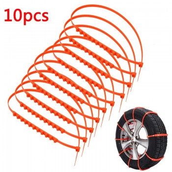 10X 295mm Car Truck Snow Anti-skid Wheel Tire Chains Universal Fit Tyre Width