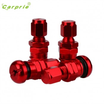 Dropship Hot Selling 4pcs Set Bolt-in Aluminum Car Tubeless Wheel Tire Valve Stems With Dust Caps Gift Jul 12