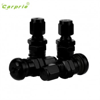 Dropship Hot Selling 4pcs Set Bolt-in Aluminum Car Tubeless Wheel Tire Valve Stems With Dust Caps Gift Jul 12