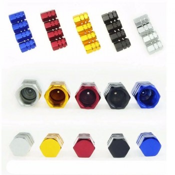 *DSYCAR 20Pcs/lot Universal Moto Bike Car Tire Wheel Valve Cap Dust cover Car Styling for Fiat Audi Ford Bmw car VW lada opel