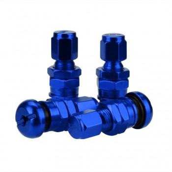 Car-styling 4pcs Set Bolt-in Aluminum Car Tubeless Wheel Tire Valve Stems With Dust Caps car-styling car accessories    tires