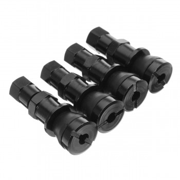 4Pcs TR416SS Car Tubeless Tyre Valve Stem Caps Universal Wheel Tire Air Valve Stem Alloy+Rubber