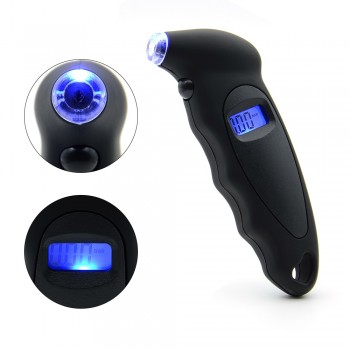 Digital Tire Pressure Gauge Meter Bicycle Bike Car Tire Diagnostic Tool 0-150 PSI Backlight LCD Air Pressure Gauge Tester