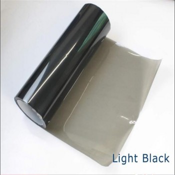 1pc Car Headlight Taillight Fog Lamp Tint Film Sticker Light Black 40cm x 140cm High Quality Durable Waterproof DIY Decals