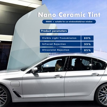 80% VLT Front Window Solar Protection Nano ceramic / IR film 60inx10ft(1.52x3m)