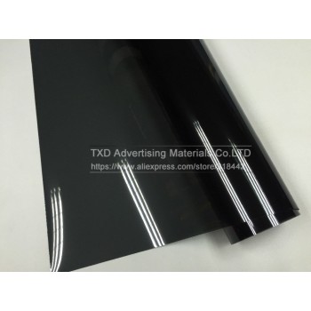 Premium VLT 20% 50x300CM/Lot Black Car Window Tint Film Glass 1 PLY Car Auto House Commercial Solar Side window Tint film