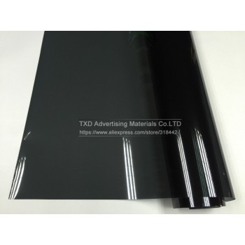 Premium VLT 20% 50x300CM/Lot Black Car Window Tint Film Glass 1 PLY Car Auto House Commercial Solar Side window Tint film