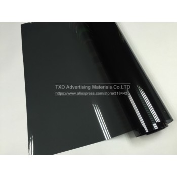 Premium VLT 20% 50x300CM/Lot Black Car Window Tint Film Glass 1 PLY Car Auto House Commercial Solar Side window Tint film