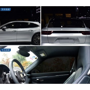 2mil Nano Ceramic Car Window Film 100% UV Proof 10% VLT Pricacy Protection Film Heat Resistant Stickers 60x78.74