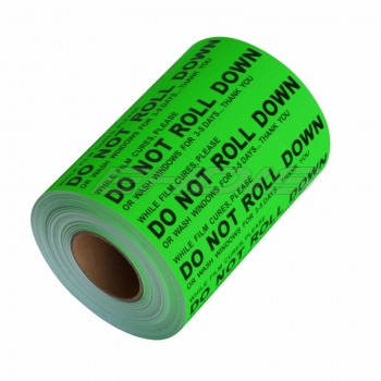 EHDIS Car Stickers DO NOT ROLL DOWN  Warning Label Window Safety Mark Reflective Tape Stickers Vinyl Film Automobiles Warn