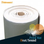 Buildreamen2 4sqm 160 x 40 Car Heat Sound Shield Insulation Proof Material Exhaust Muffler Mat Anti Noise Deadening Deadener