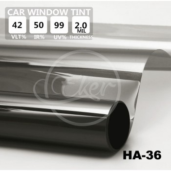 1.52x30M 5FTx98FT VLT42% IR50% UV Rejection 99% Car Window Tint Film Roll High Quality UV Rejection Solar Film