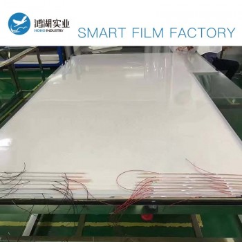 840*1375mm White PDLC Smart Film Eglass Switchable Glass Electrochromic Vinyl+50w Powersupply with Remote Control