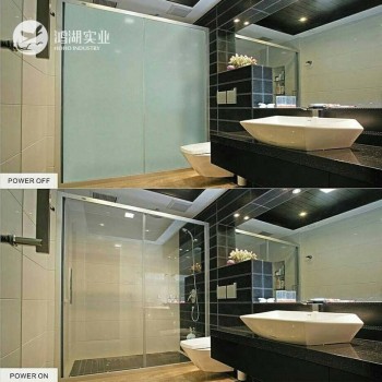 1345X1460mm Smart PDLC Film White to Opaque Switchable Glass Film Tint Film with 50w Powersupply with Remote Control