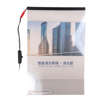 210*297mm Sample Electronic PDLC Car Smart Film PDLC Switchable Smart Film Electric Smart Glass Film for Car Side Window