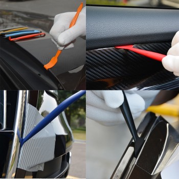 FOSHIO Car Foil Film Window Tint Tool Kit Vinyl Car Wrap Graphic Magnet Holder Wrapping Squeegee Car Stickers Cutter Knife Blade