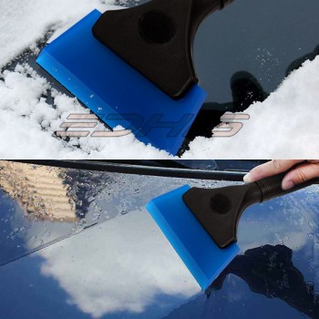 EHDIS long handle Silicone Rubber Squeegee Car vinyl film Snow Shovel Rubber Ice Scraper Snow Remover car Tinting sticker Tools