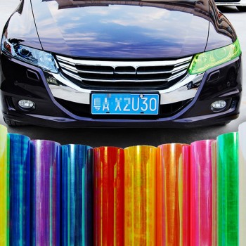 Dewtreetali 120*30cm Auto Light Headlight Taillight Tint Vinyl Film Sticker Sheet Light Black Car Light Color Changing Sticker