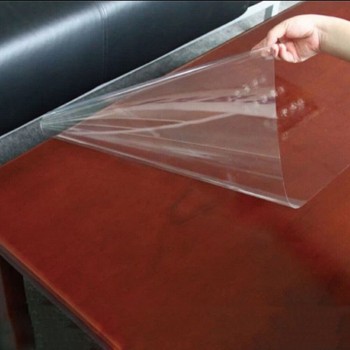 1.52X5m Glossy Transparent Table Sticker 2mil Home Furniture Protection Clear Film Heat Resist Vinyl