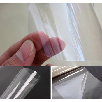 152x50cm/60x20 2Mil Clear Table Furniture Protective Film Self-adhesive Transparent Glossy Sticker