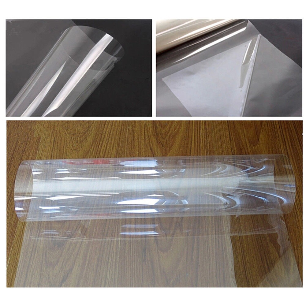 50x500cm/20x16ft Transparent Table Sticker Gloss Tablecloth 2mil Home Furniture Protection Clear Film Vinyl