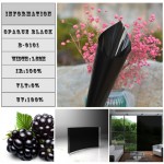 black out 0% VLT 100% IR,UV heat insulation Window Tints 5x100feet