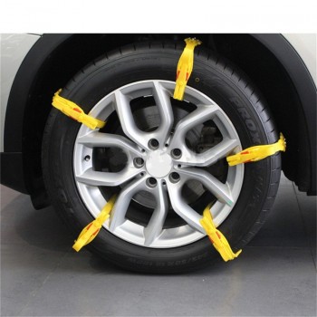 5pcs Auto Car Tire Anti-skip Snow Chains TPU Beef Tendon Durable Car SUV Winter Safe Driving Belt For Ice Snow Sand Mud Road