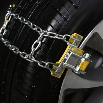 1PC Auto Anti-skid Steel Chains Car Skid Belt Snow Mud Sand Tire Clip-on Chain