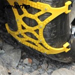 Car Vehicle Truck Off-Road SUV Safe Snow Tire Wheel Chain Anti-skid Belt Yellow;