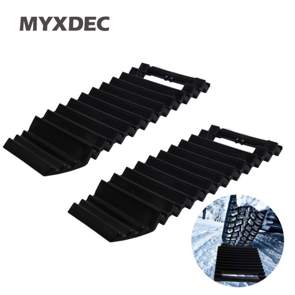 2x Multipurpose Car Anti-Skid Chains Sand Pass Tire pads Car Ice Scraper Snow Shovel Winter Tyre Wheel Nonslip Belt Pad