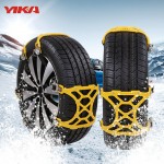 6pcs/set Universal Thickening Car Tire Snow Chains Anti-skid Chains Double Buckle Snowfield Tire Tendon Thickening Anti-skid