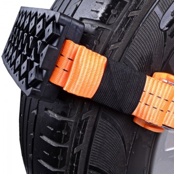 2 Pcs Vehicle Car Tire Chain Strap Snow Chain Rubber Nylon Anti-Skid Wheel Automobile Saloon Car Non-slip Accessories